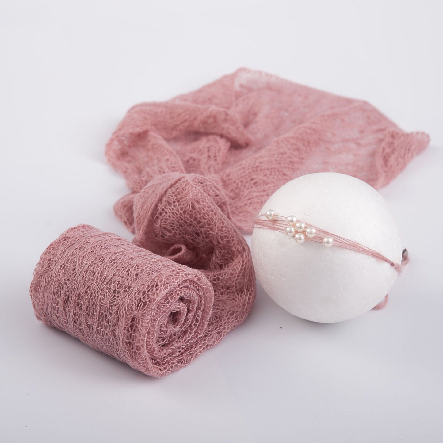 Babyfotografie baby zomer mohair omslagdoek