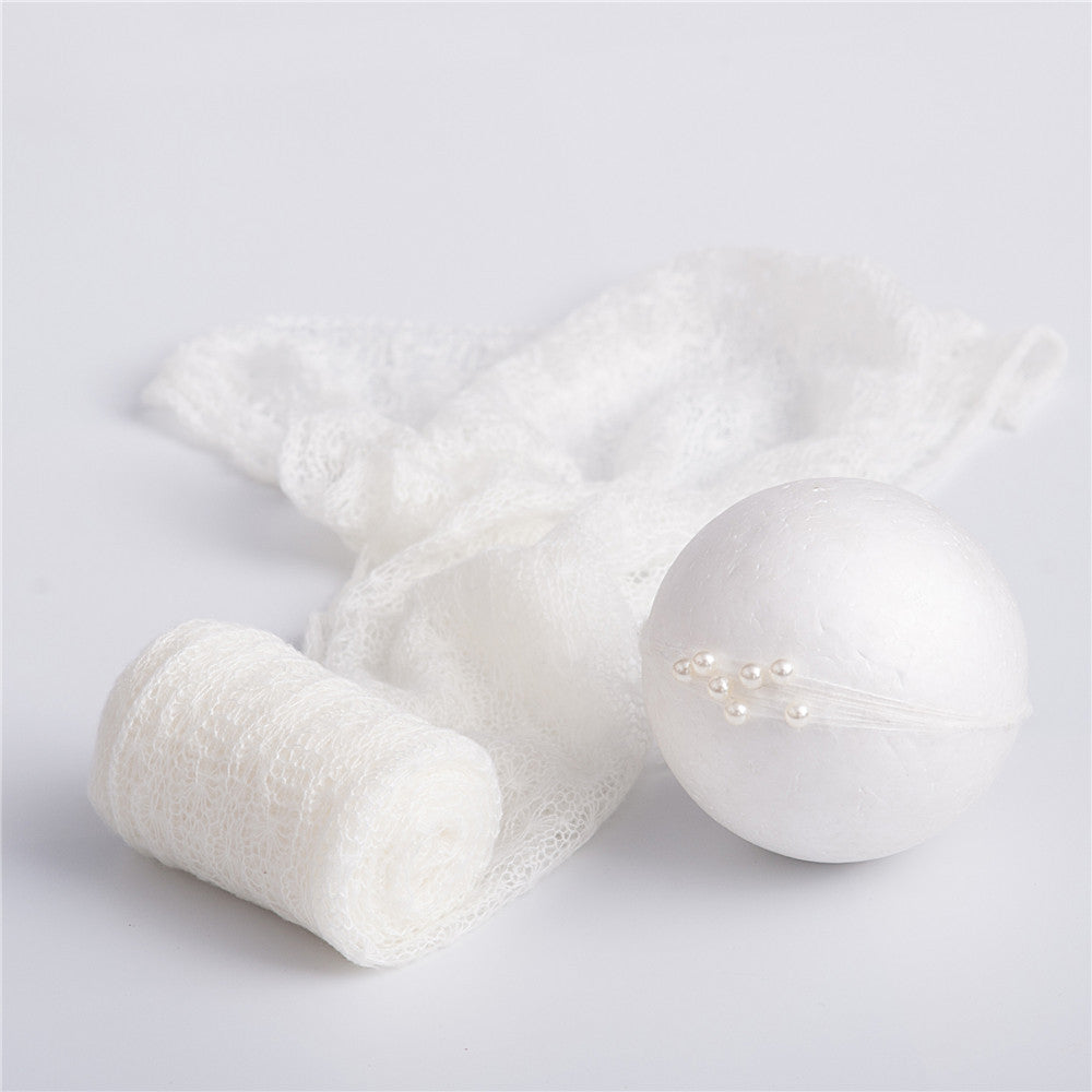 Babyfotografie baby zomer mohair omslagdoek