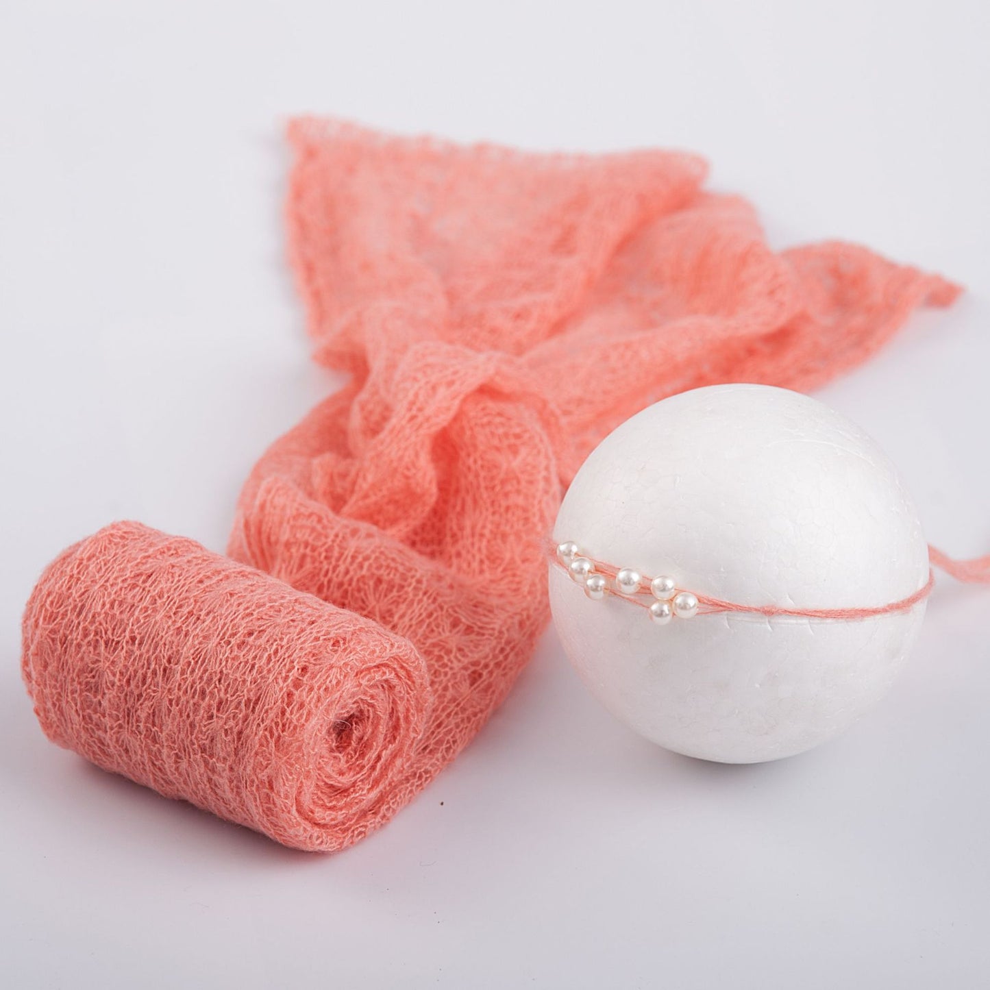 Babyfotografie baby zomer mohair omslagdoek