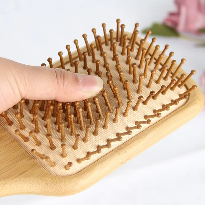 Bamboo hairbrush