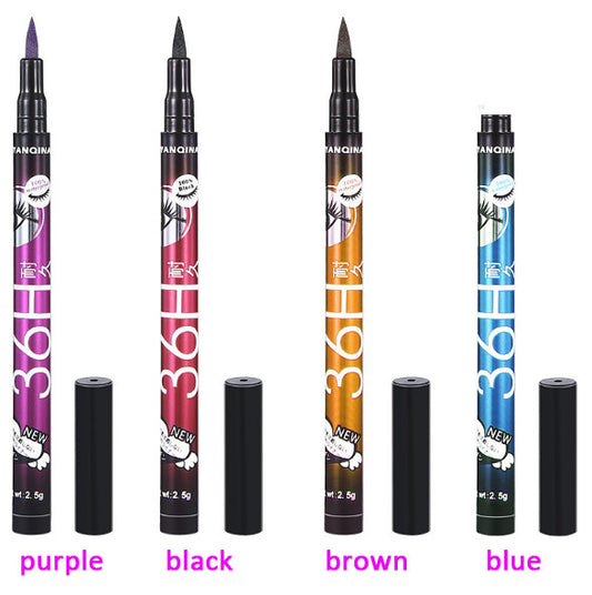 Eyeliner in 4 kleuren.