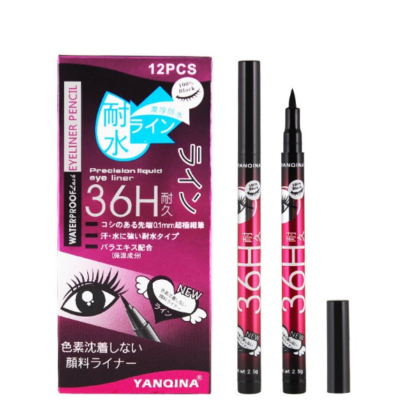 Eyeliner in 4 kleuren.