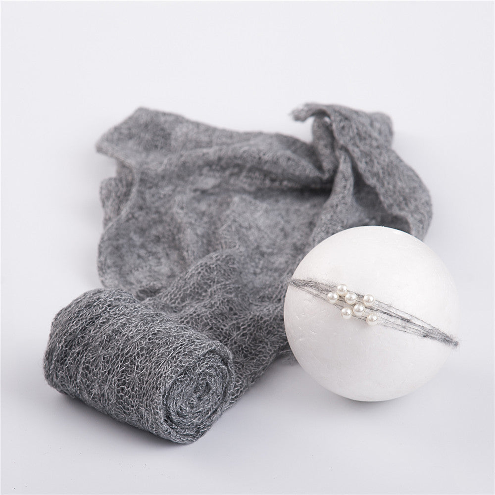 Babyfotografie baby zomer mohair omslagdoek