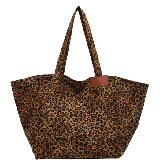 Leopard print handbag