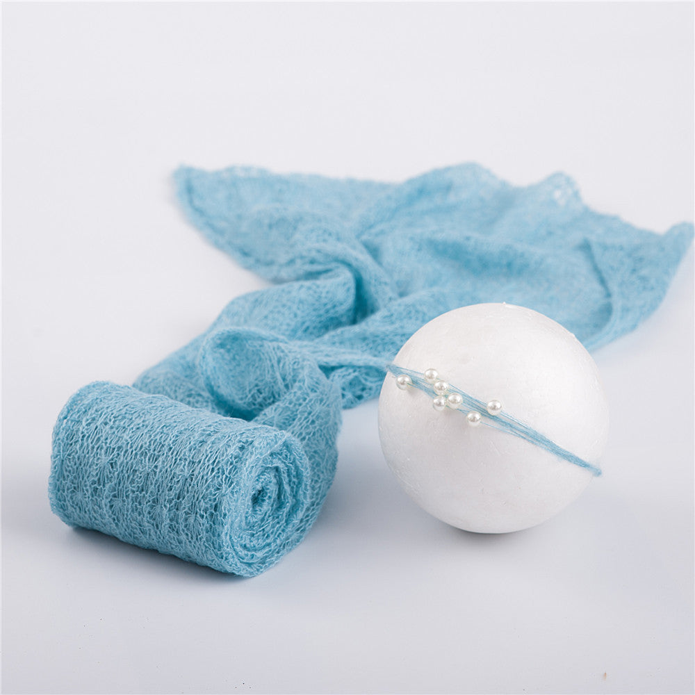 Babyfotografie baby zomer mohair omslagdoek