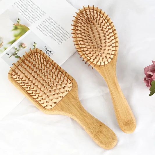 Bamboo hairbrush