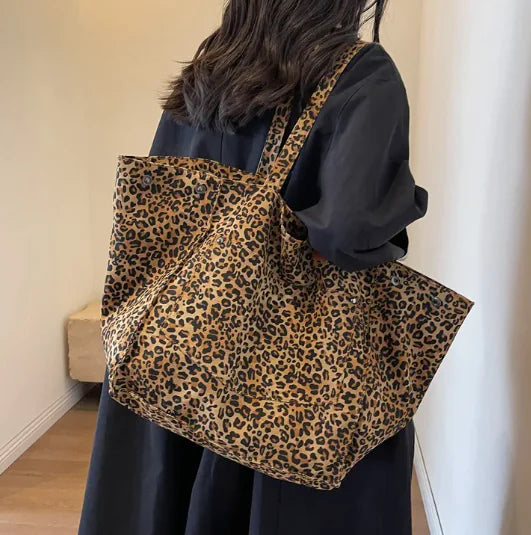 Leopard print handbag